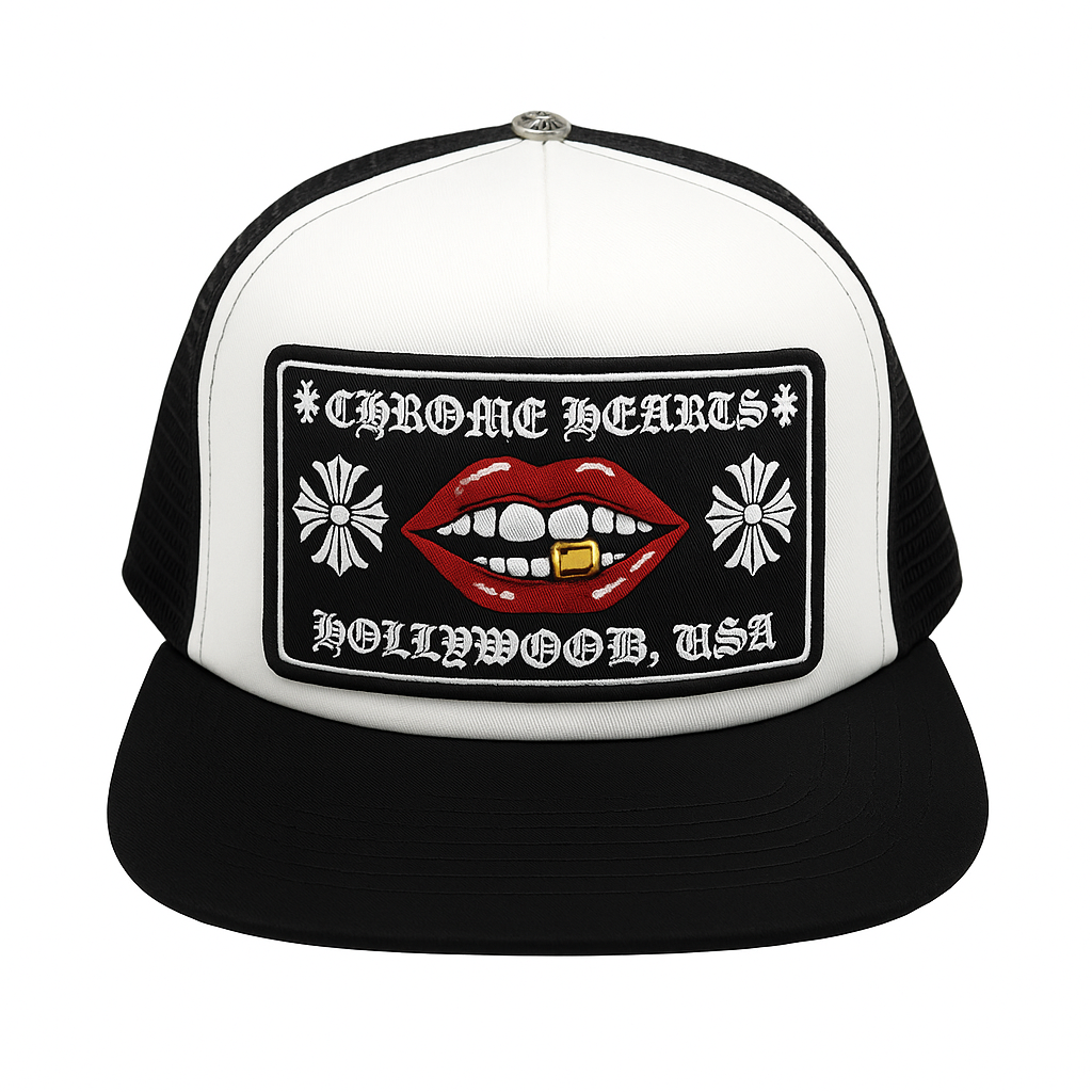 Gorra Chrome Hearts Lips Blanca