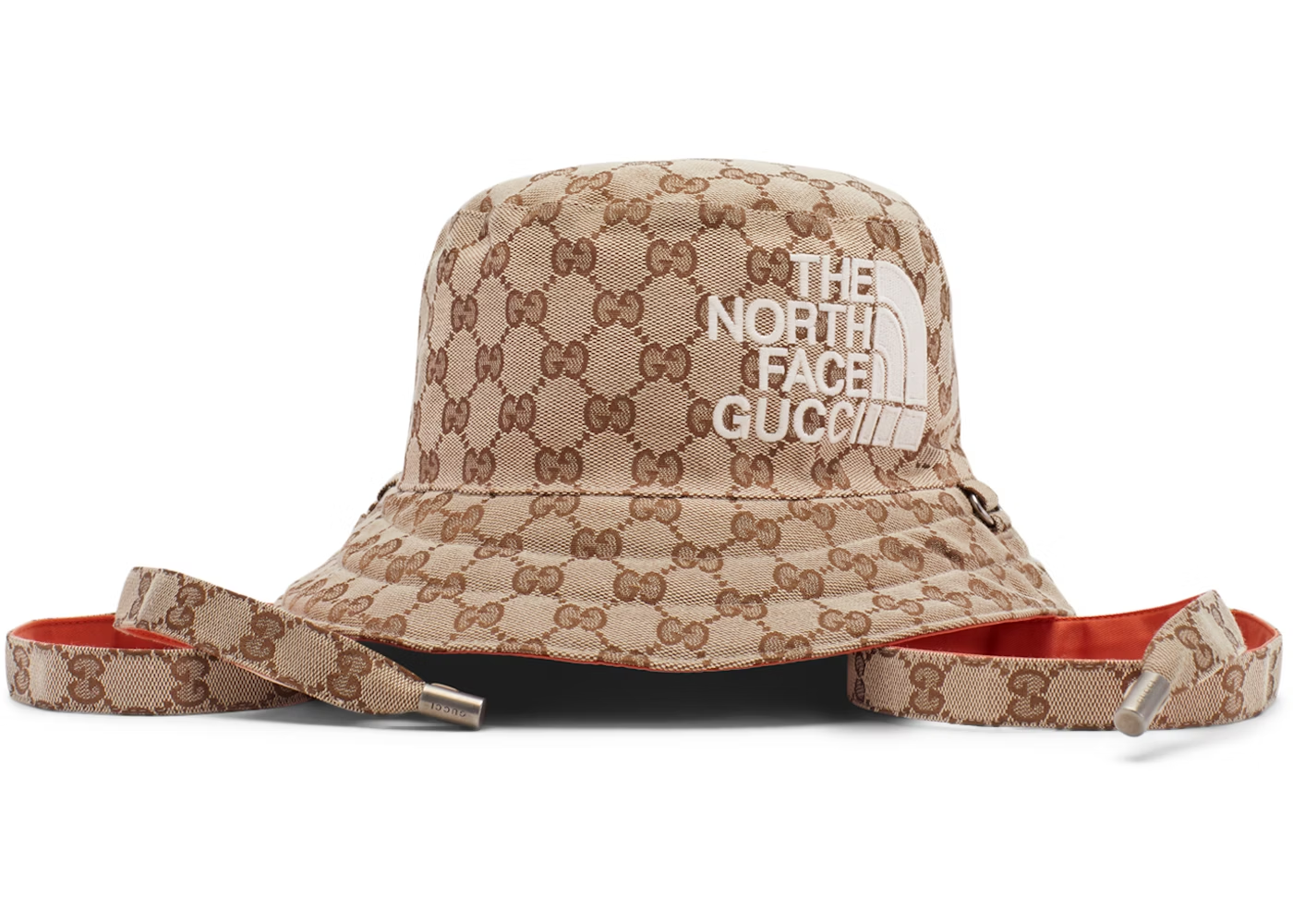 Hatbucket Gucci x North Face Caqui