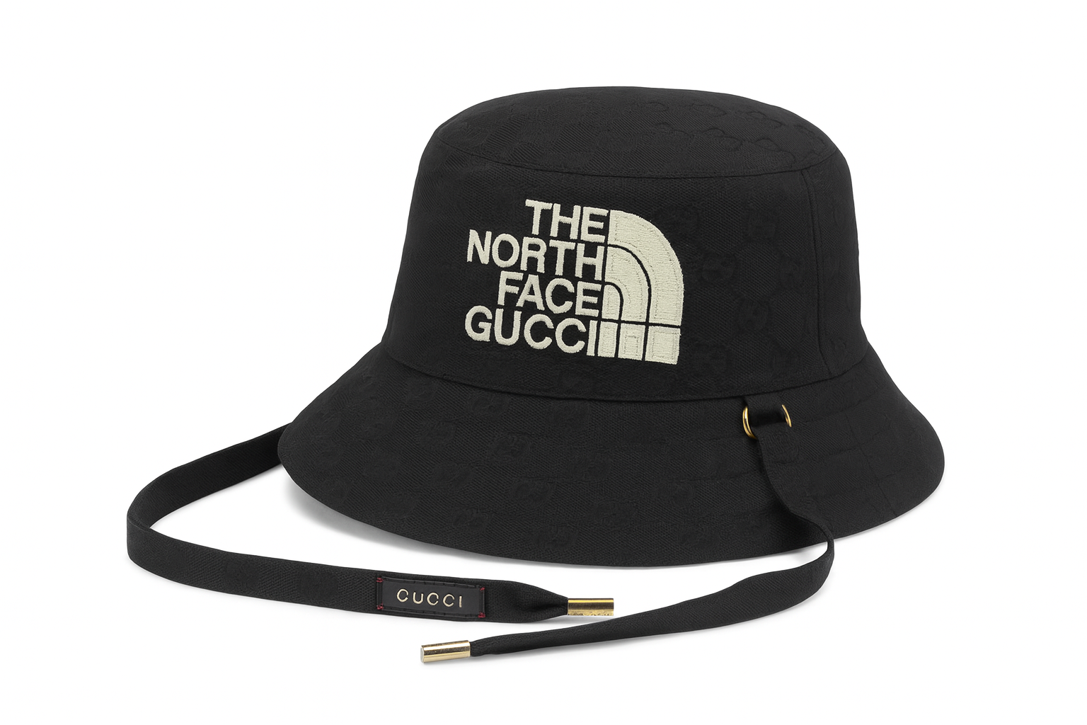 Hatbucket Gucci x North Face Negro