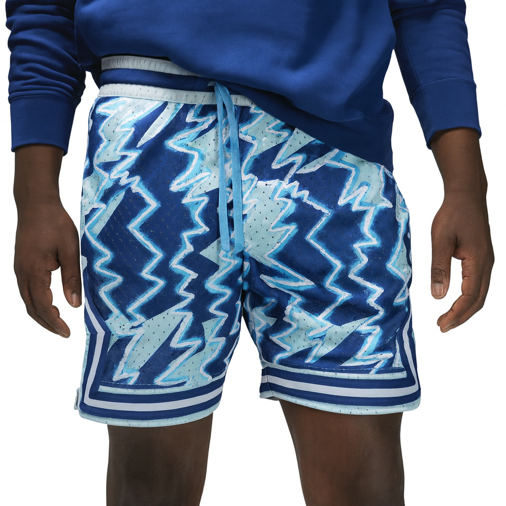 Short Diamond Jordan Blue