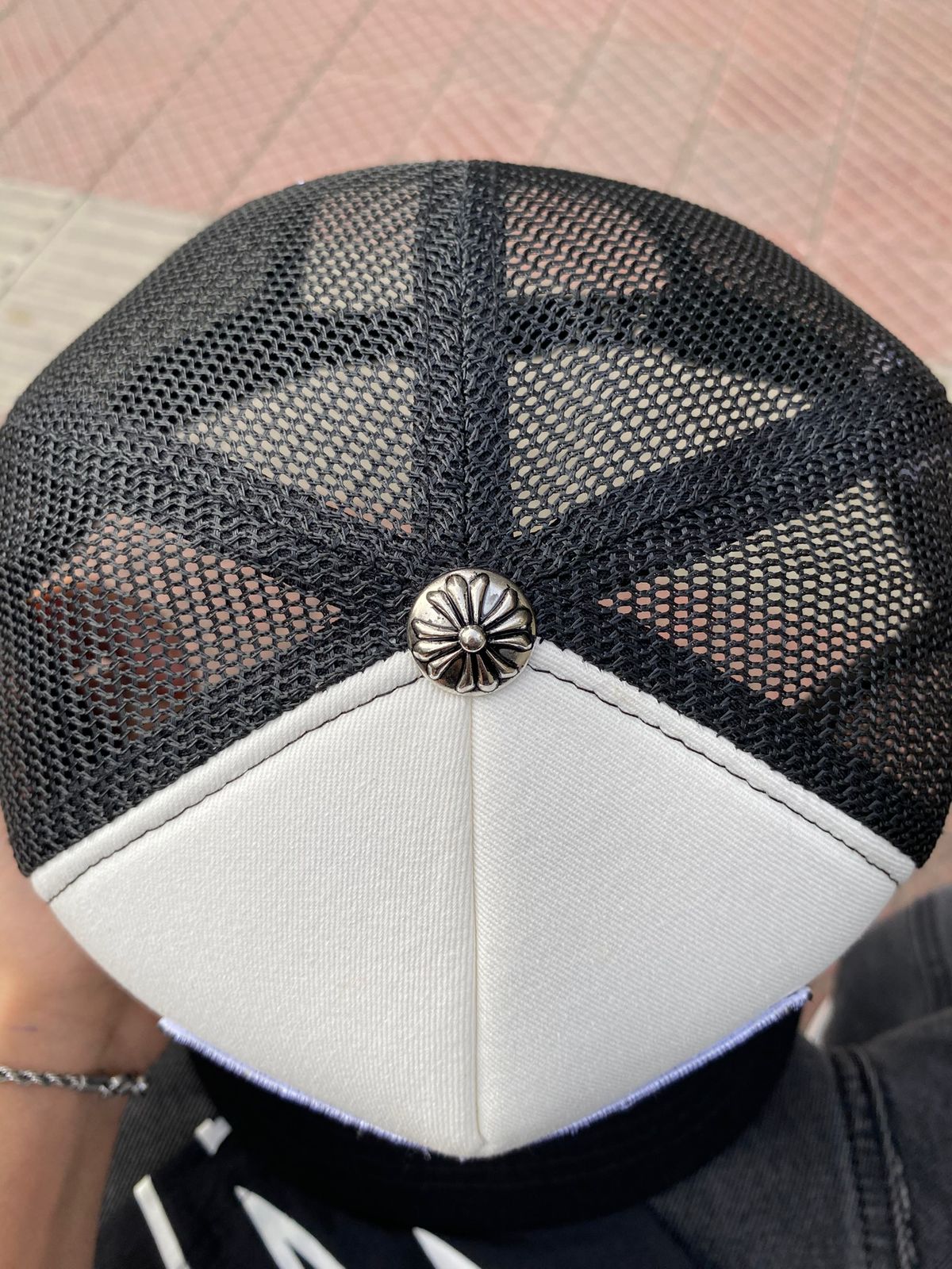 Gorra Chrome Hearts Lips Blanca