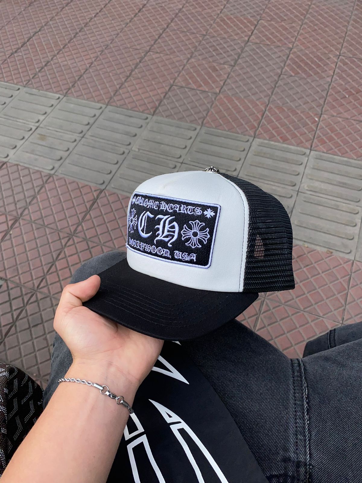 Gorra Chrome Hearts Blanca